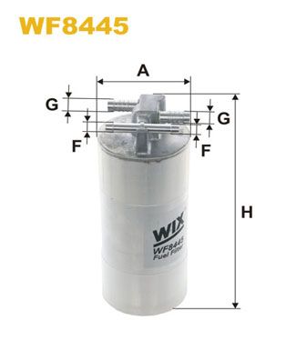 WIX FILTERS Polttoainesuodatin WF8445